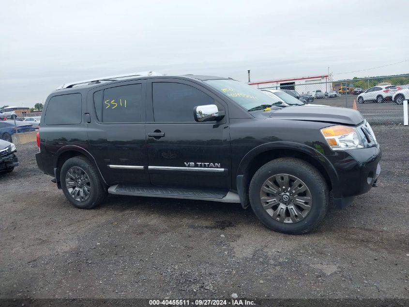 2015 Nissan Armada Platinum VIN: 5N1AA0NE2FN606557 Lot: 40455511