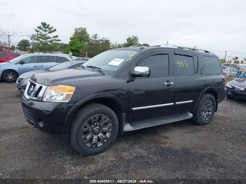 2015 Nissan Armada Platinum VIN: 5N1AA0NE2FN606557 Lot: 40455511