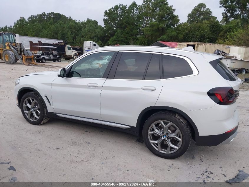 2024 BMW X3 xDrive30I VIN: 5UX53DP07R9T94629 Lot: 40455546