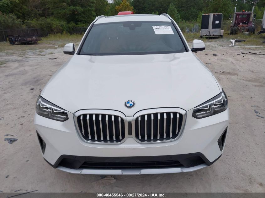 2024 BMW X3 xDrive30I VIN: 5UX53DP07R9T94629 Lot: 40455546