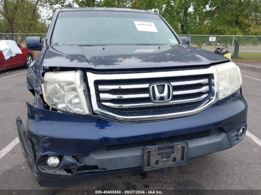 2013 Honda Pilot Ex VIN: 5FNYF4H49DB007293 Lot: 40455558