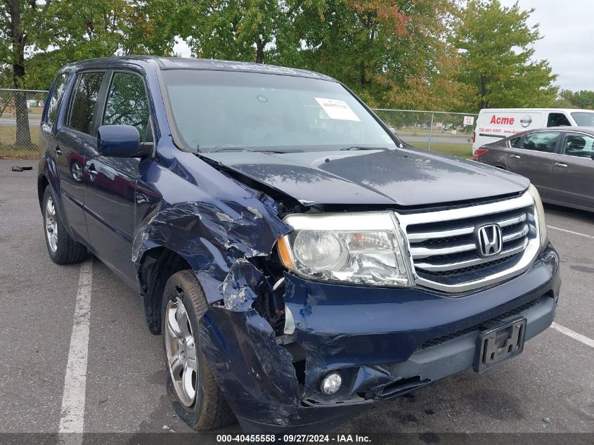 VIN 5FNYF4H49DB007293 2013 Honda Pilot, EX no.1