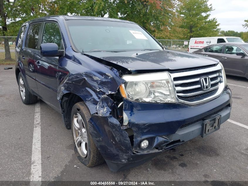 2013 Honda Pilot Ex VIN: 5FNYF4H49DB007293 Lot: 40455558