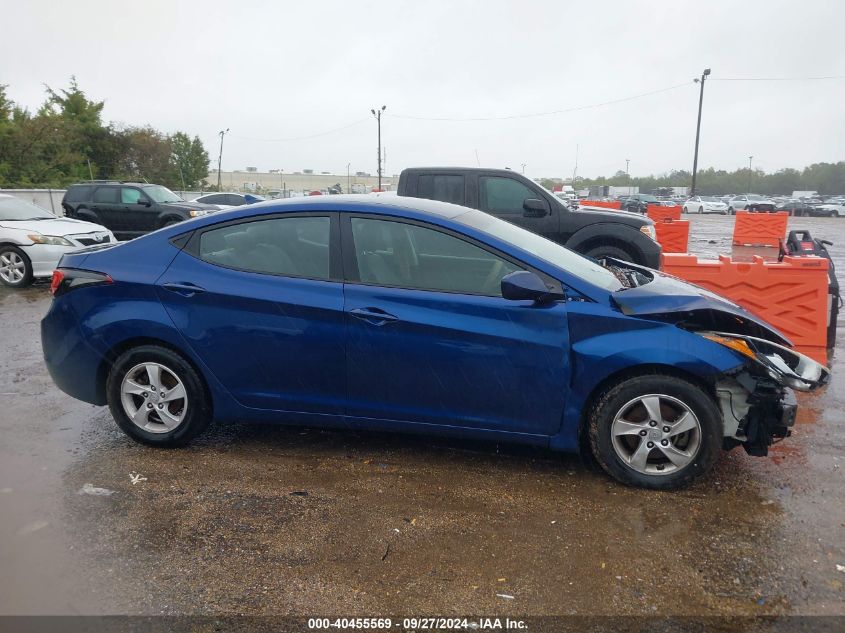 2015 Hyundai Elantra Se VIN: 5NPDH4AE9FH622247 Lot: 40455569