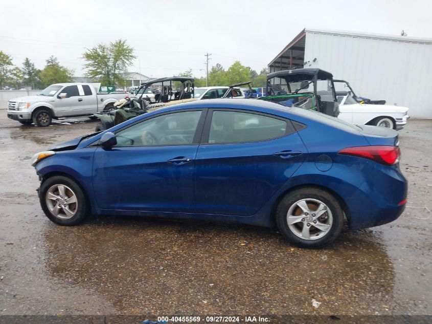 2015 Hyundai Elantra Se VIN: 5NPDH4AE9FH622247 Lot: 40455569