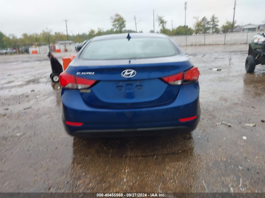 2015 Hyundai Elantra Se VIN: 5NPDH4AE9FH622247 Lot: 40455569