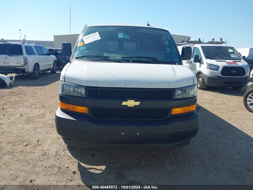 2022 Chevrolet Express Passenger Rwd 3500 Extended Wheelbase Ls VIN: 1GAZGNFP1N1287346 Lot: 40455572