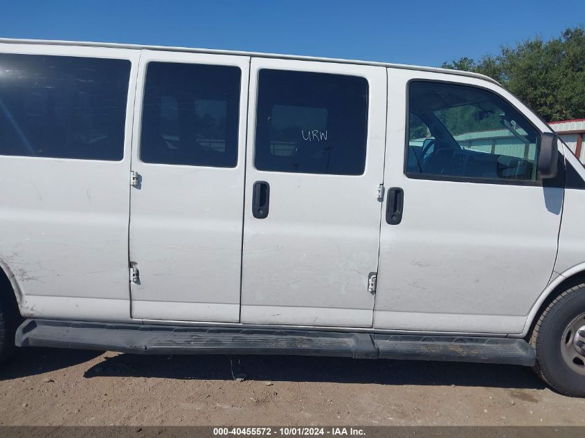 2022 Chevrolet Express Passenger Rwd 3500 Extended Wheelbase Ls VIN: 1GAZGNFP1N1287346 Lot: 40455572