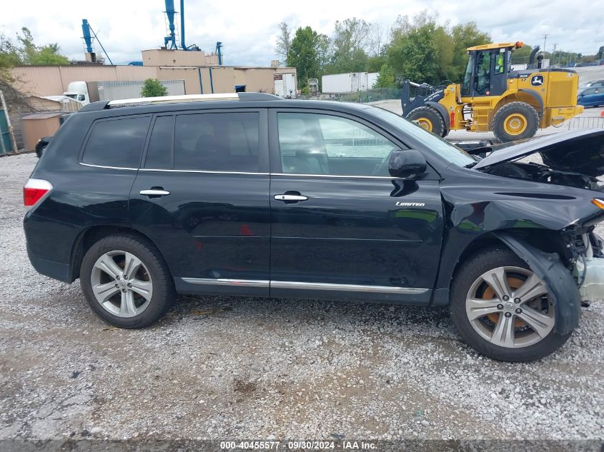 2013 Toyota Highlander Limited VIN: 5TDDK3EH3DS221770 Lot: 40455577