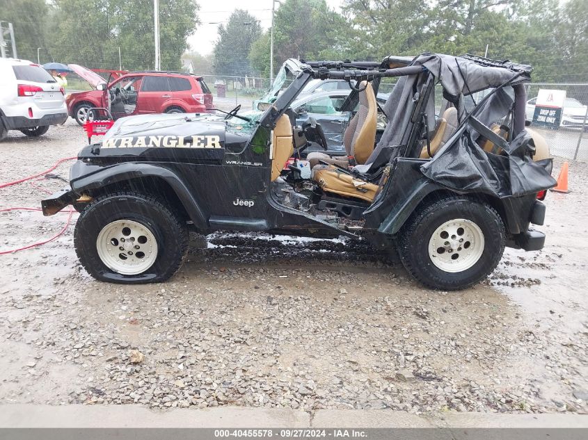 1997 Jeep Wrangler Se VIN: 1J4FY29P5VP470418 Lot: 40455578