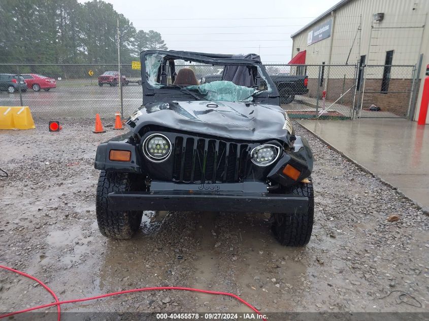 1997 Jeep Wrangler Se VIN: 1J4FY29P5VP470418 Lot: 40455578