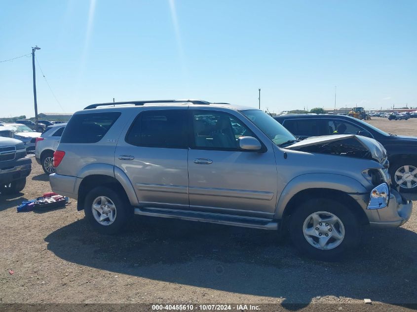 5TDZT34A41S051406 2001 Toyota Sequoia Sr5