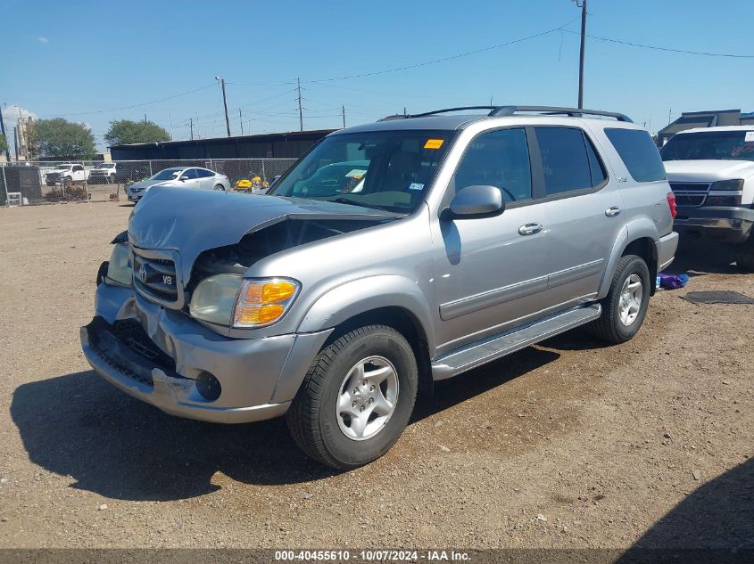 5TDZT34A41S051406 2001 Toyota Sequoia Sr5