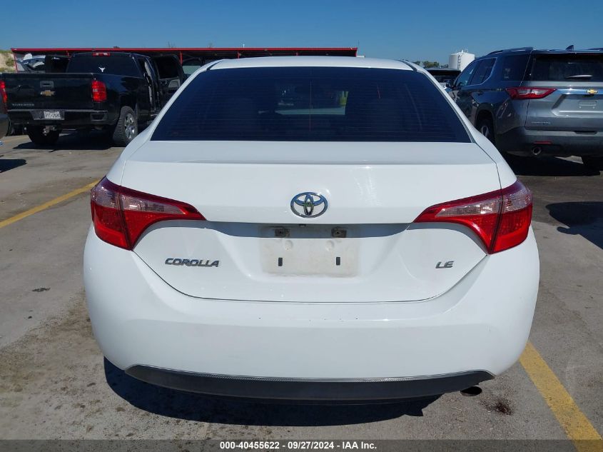 2019 Toyota Corolla Le VIN: 5YFBURHE0KP907888 Lot: 40455622