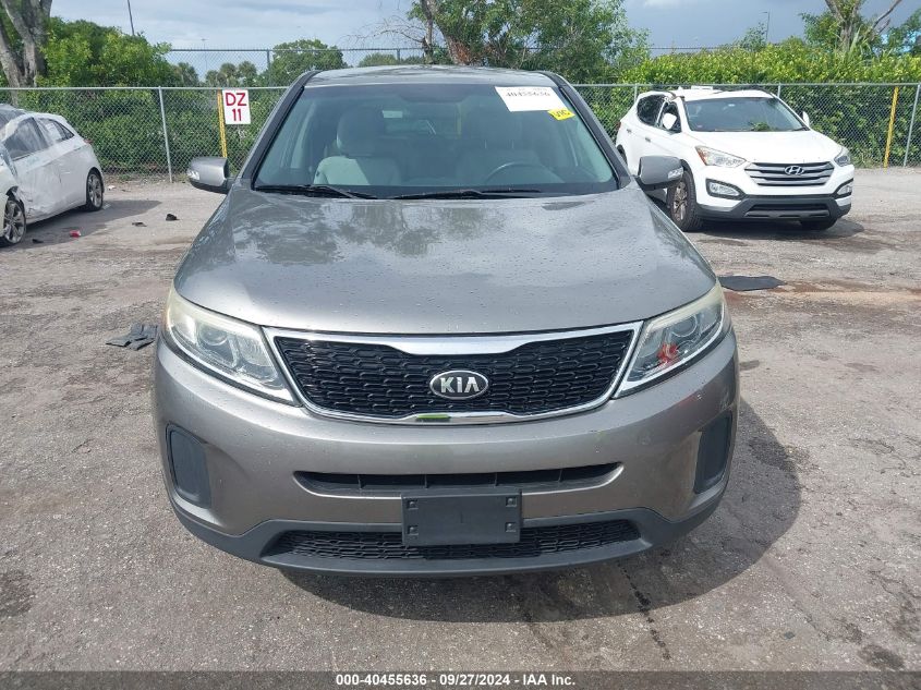 2015 Kia Sorento Lx VIN: 5XYKT3A63FG645359 Lot: 40455636