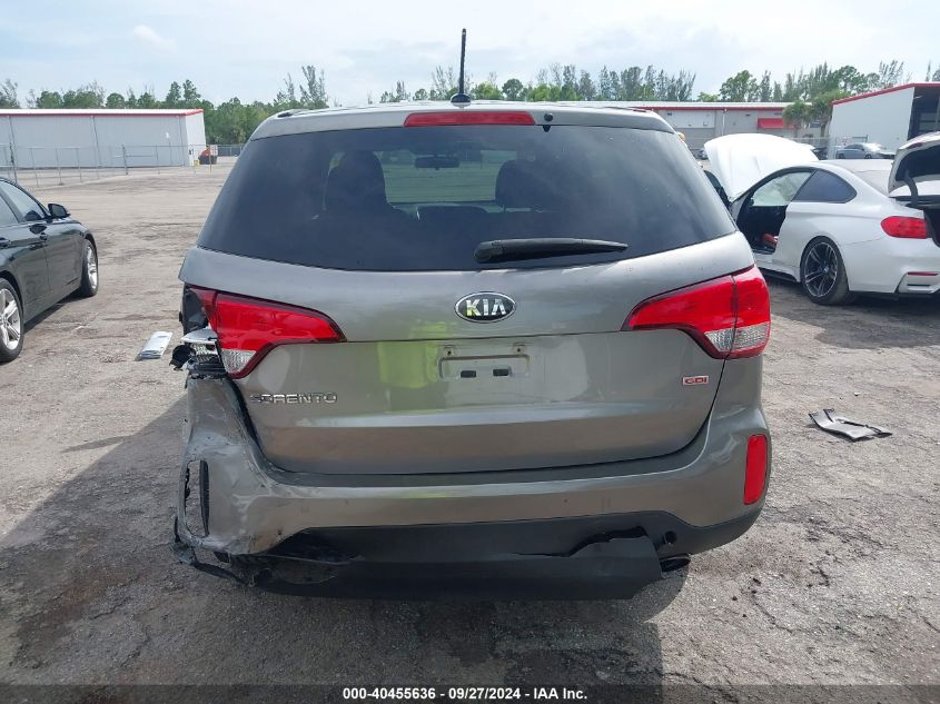 2015 Kia Sorento Lx VIN: 5XYKT3A63FG645359 Lot: 40455636