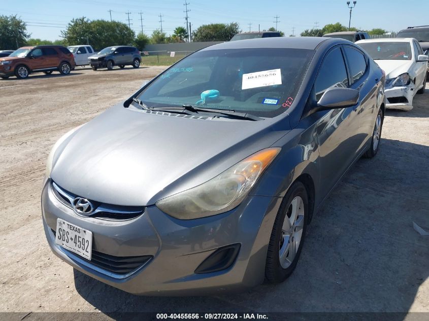 2013 Hyundai Elantra Gls VIN: 5NPDH4AE4DH286536 Lot: 40455656