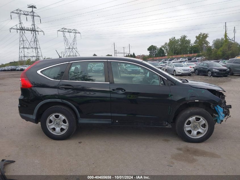 2015 Honda Cr-V Lx VIN: 5J6RM4H39FL076531 Lot: 40455658