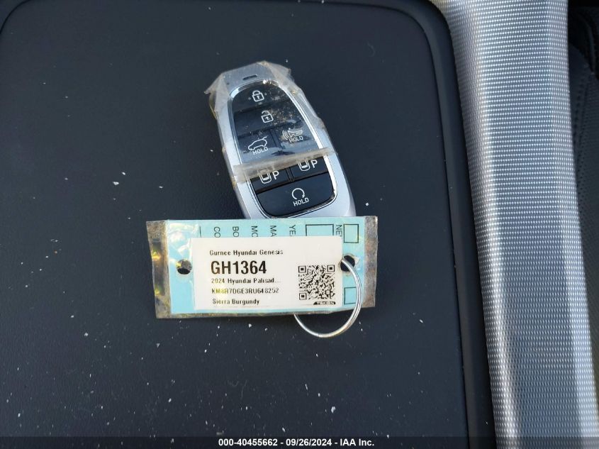 KM8R7DGE3RU648252 2024 Hyundai Palisade Calligraphy