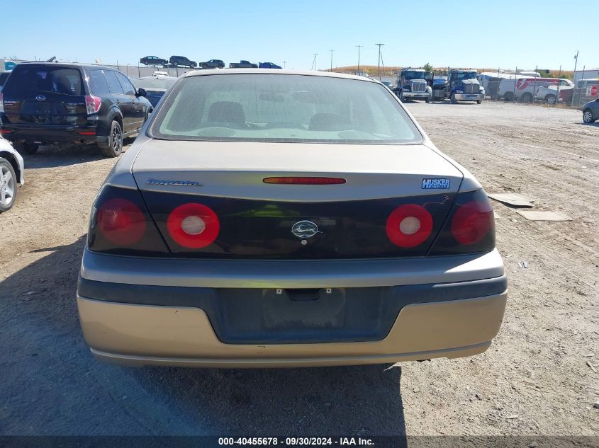 2004 Chevrolet Impala VIN: 2G1WF52E349324238 Lot: 40455678