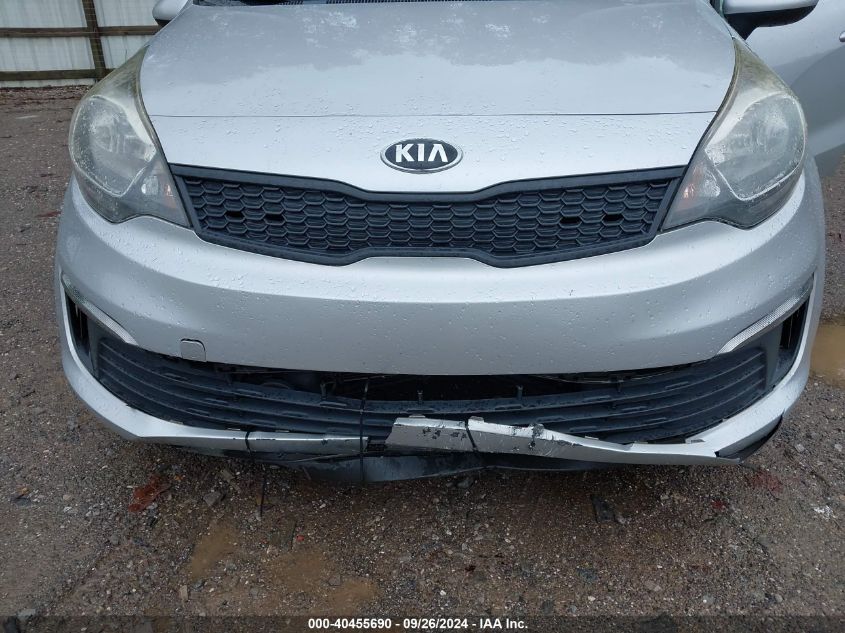 2016 Kia Rio Lx VIN: KNADM4A31G6586833 Lot: 40455690