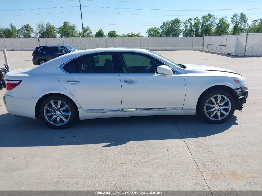 2007 Lexus Ls 460 VIN: JTHBL46F275038781 Lot: 40455725