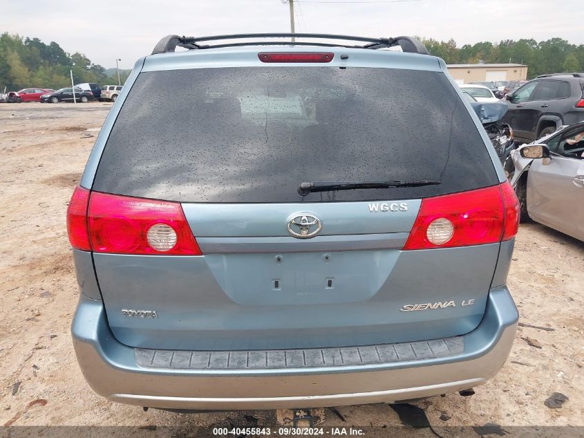 2007 Toyota Sienna Ce/Le VIN: 5TDZK23C47S078050 Lot: 40455843