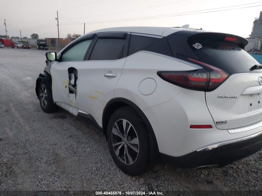 2020 Nissan Murano S Fwd VIN: 5N1AZ2AJ6LN164353 Lot: 40455876