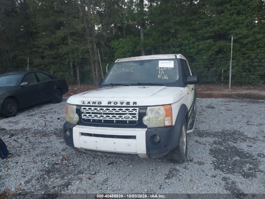 2007 Land Rover Lr3 V8 Se VIN: SALAE25407A422845 Lot: 40455939