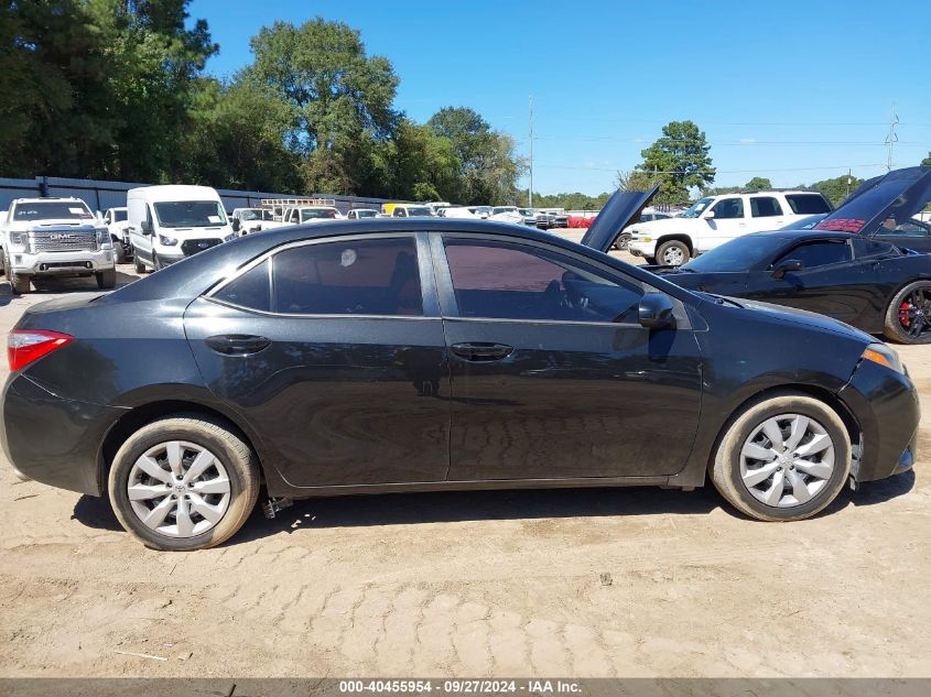 2014 Toyota Corolla Le VIN: 2T1BURHE5EC100092 Lot: 40455954