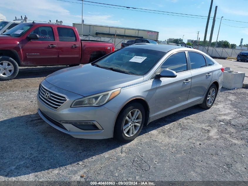 5NPE24AF8FH145096 2015 HYUNDAI SONATA - Image 2