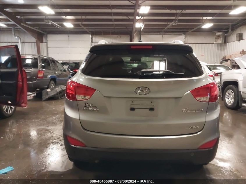 2013 Hyundai Tucson Gls VIN: KM8JUCAC5DU729060 Lot: 40455987