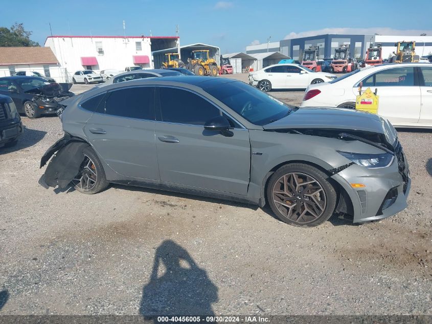 2022 Hyundai Sonata N Line VIN: KMHL14JC7NA242792 Lot: 40456005