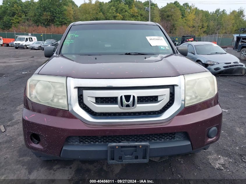 2011 Honda Pilot Lx VIN: 5FNYF3H24BB028817 Lot: 40456011