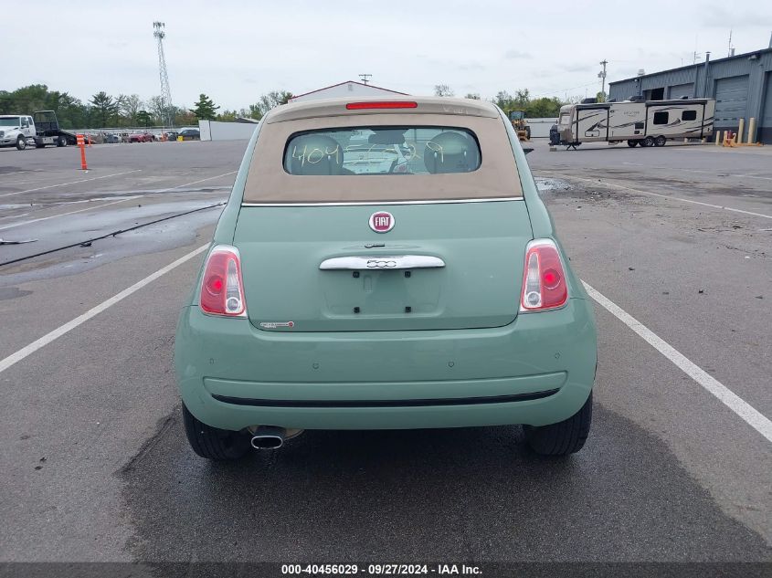 2015 Fiat 500C Pop VIN: 3C3CFFDR1FT500868 Lot: 40456029