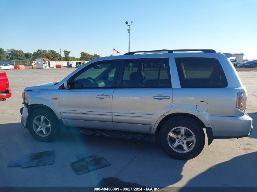 2007 Honda Pilot Ex-L VIN: 5FNYF28547B042566 Lot: 40456081