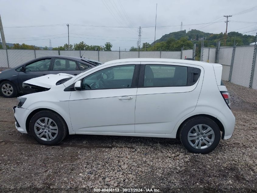 2017 Chevrolet Sonic Lt Auto VIN: 1G1JG6SH1H4161377 Lot: 40456113