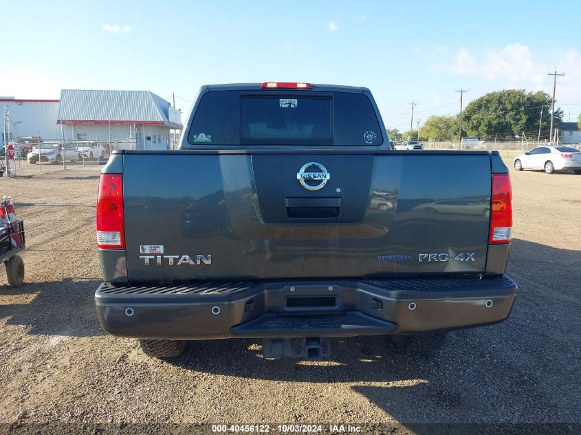 2012 Nissan Titan Pro-4X VIN: 1N6BA0EC9CN322407 Lot: 40456122