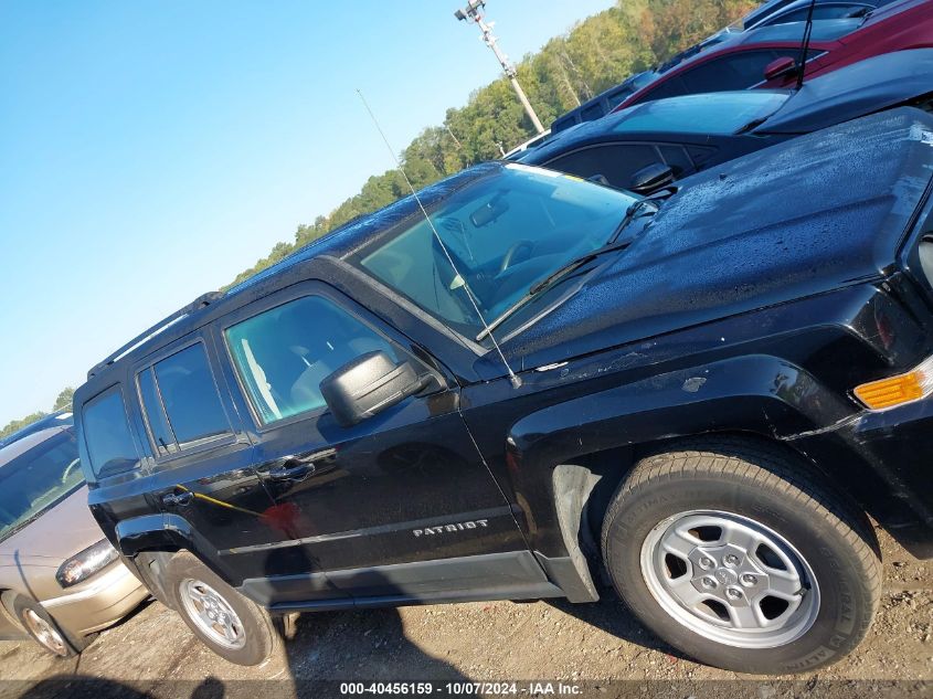 2013 Jeep Patriot Sport VIN: 1C4NJPBB8DD130682 Lot: 40456159