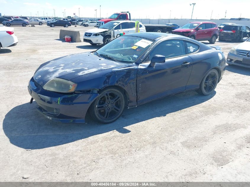 2006 Hyundai Tiburon Gs VIN: KMHHM65D16U212036 Lot: 40456184