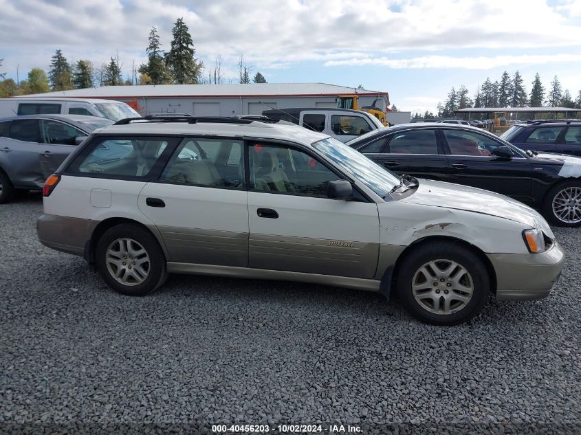 2001 Subaru Outback VIN: 4S3BH675717633738 Lot: 40456203