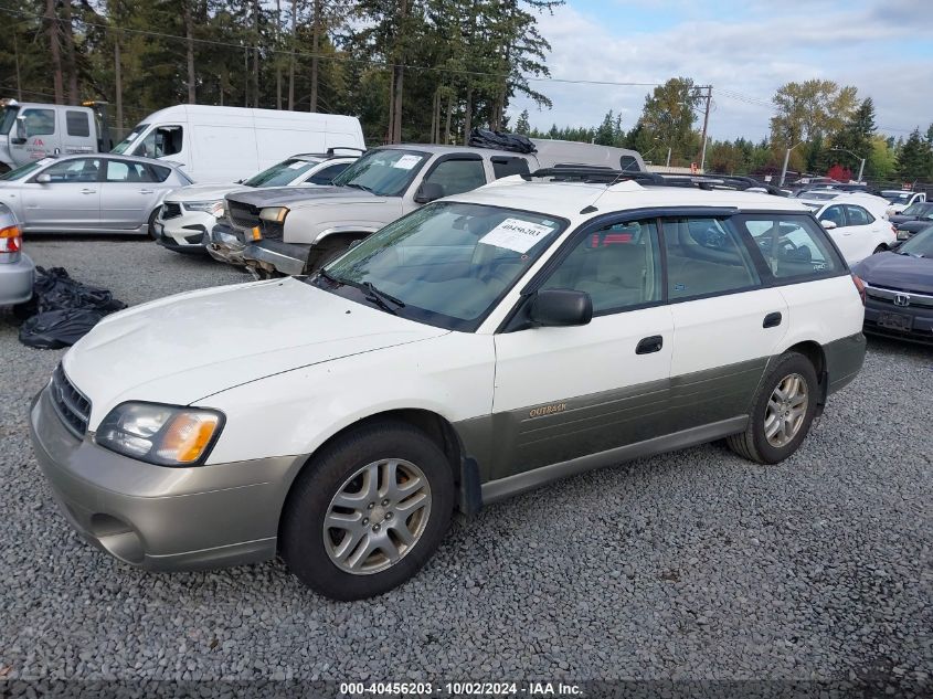 2001 Subaru Outback VIN: 4S3BH675717633738 Lot: 40456203