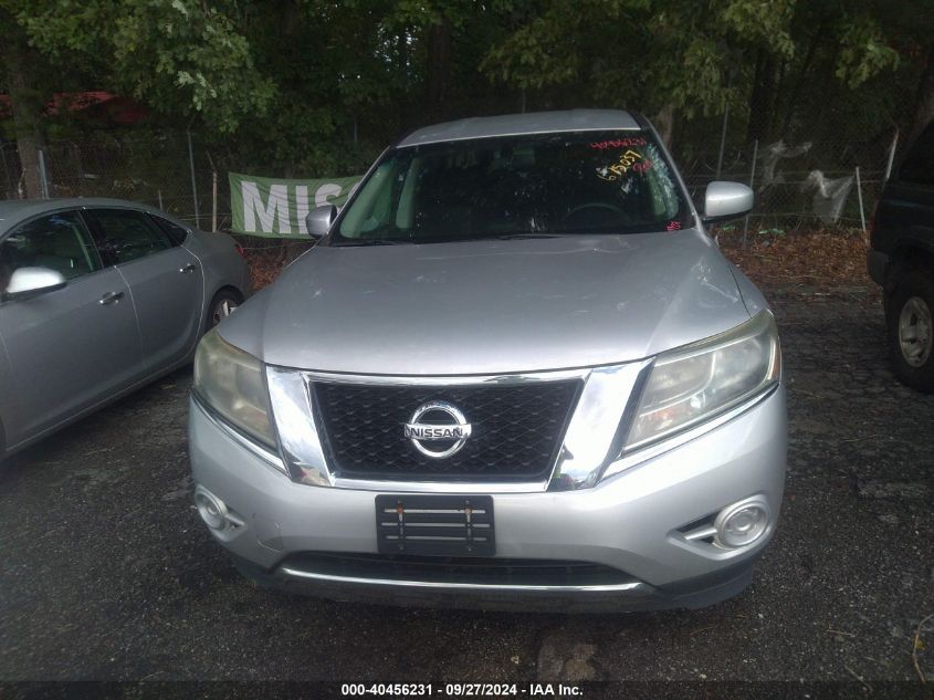 2013 Nissan Pathfinder S VIN: 5N1AR2MN4DC675037 Lot: 40456231