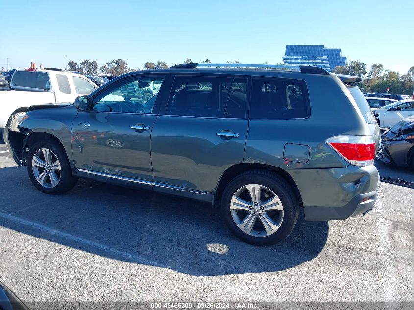 2013 Toyota Highlander Limited V6 VIN: 5TDYK3EH1DS135357 Lot: 40456308