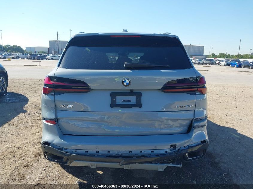 2024 BMW X5 xDrive40I VIN: 5UX23EU0XR9T73464 Lot: 40456363