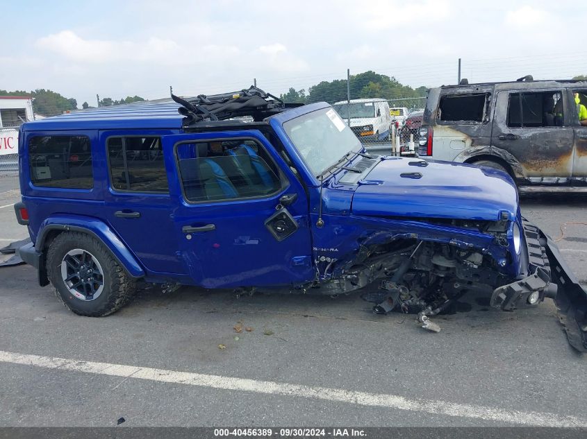 2018 Jeep Wrangler Unlimited Sahara VIN: 1C4HJXEN7JW181481 Lot: 40456389