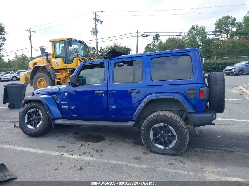 2018 Jeep Wrangler Unlimited Sahara VIN: 1C4HJXEN7JW181481 Lot: 40456389