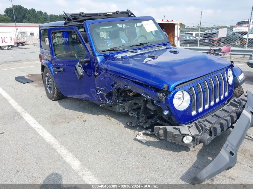 2018 Jeep Wrangler Unlimited Sahara VIN: 1C4HJXEN7JW181481 Lot: 40456389