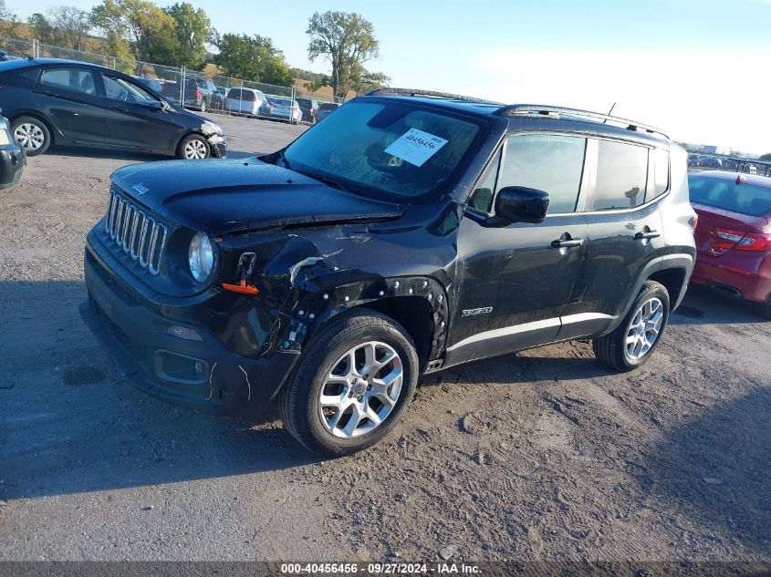 2017 Jeep Renegade Latitude 4X4 VIN: ZACCJBBB5HPE58711 Lot: 40456456