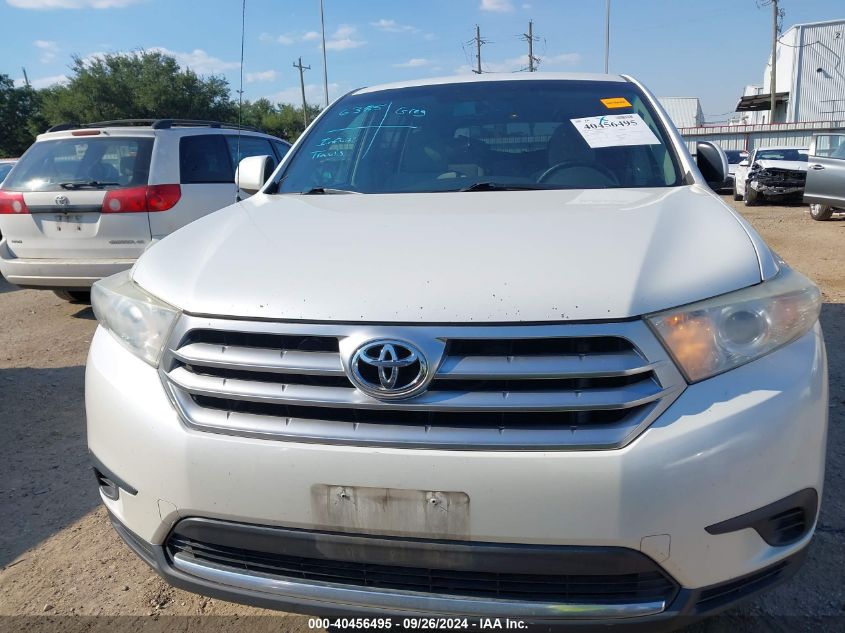 2011 Toyota Highlander Base V6 VIN: 5TDZK3EH2BS038900 Lot: 40456495